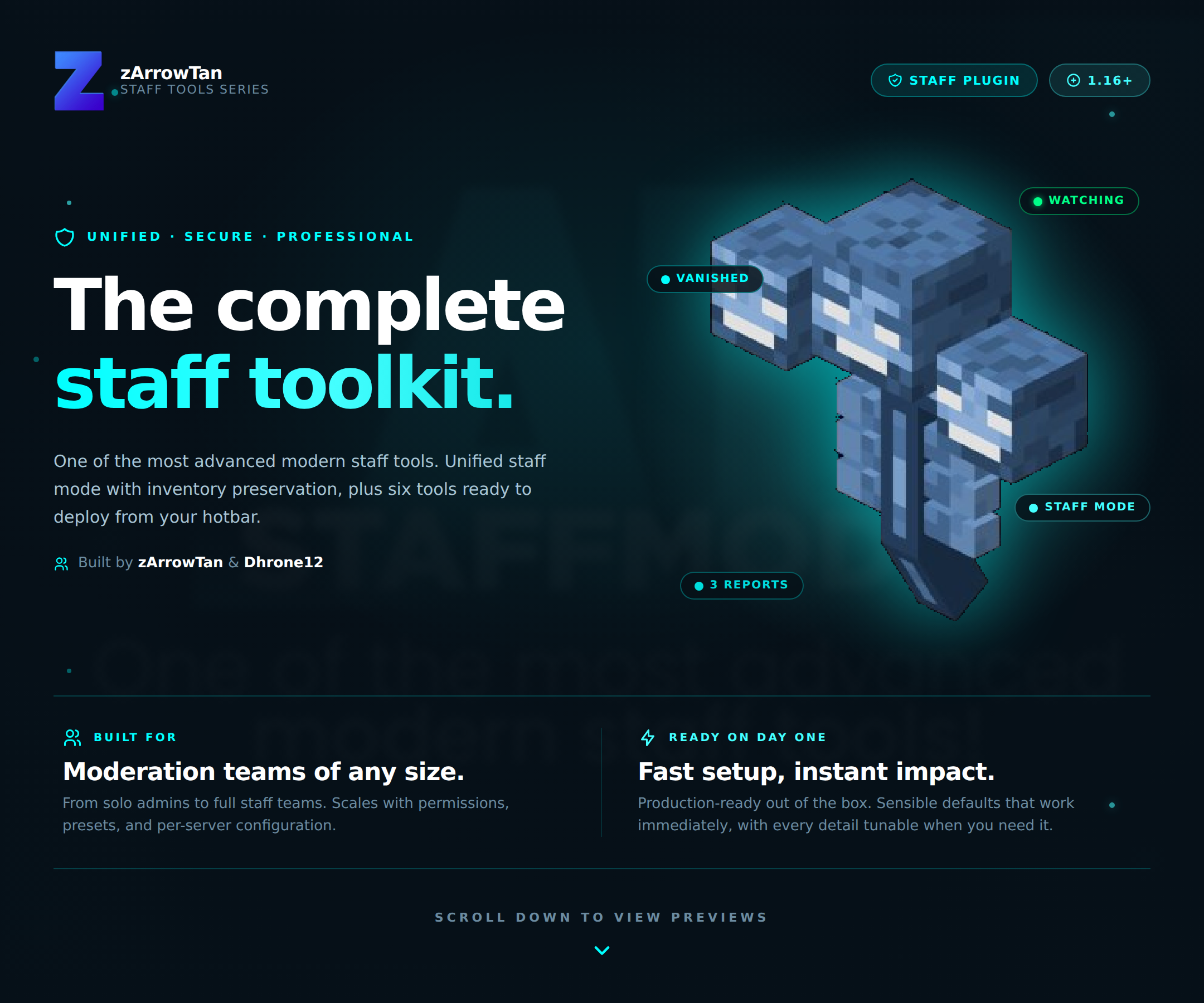 AT-StaffMode | Your Ultimate Staff Tool | BuiltByBit