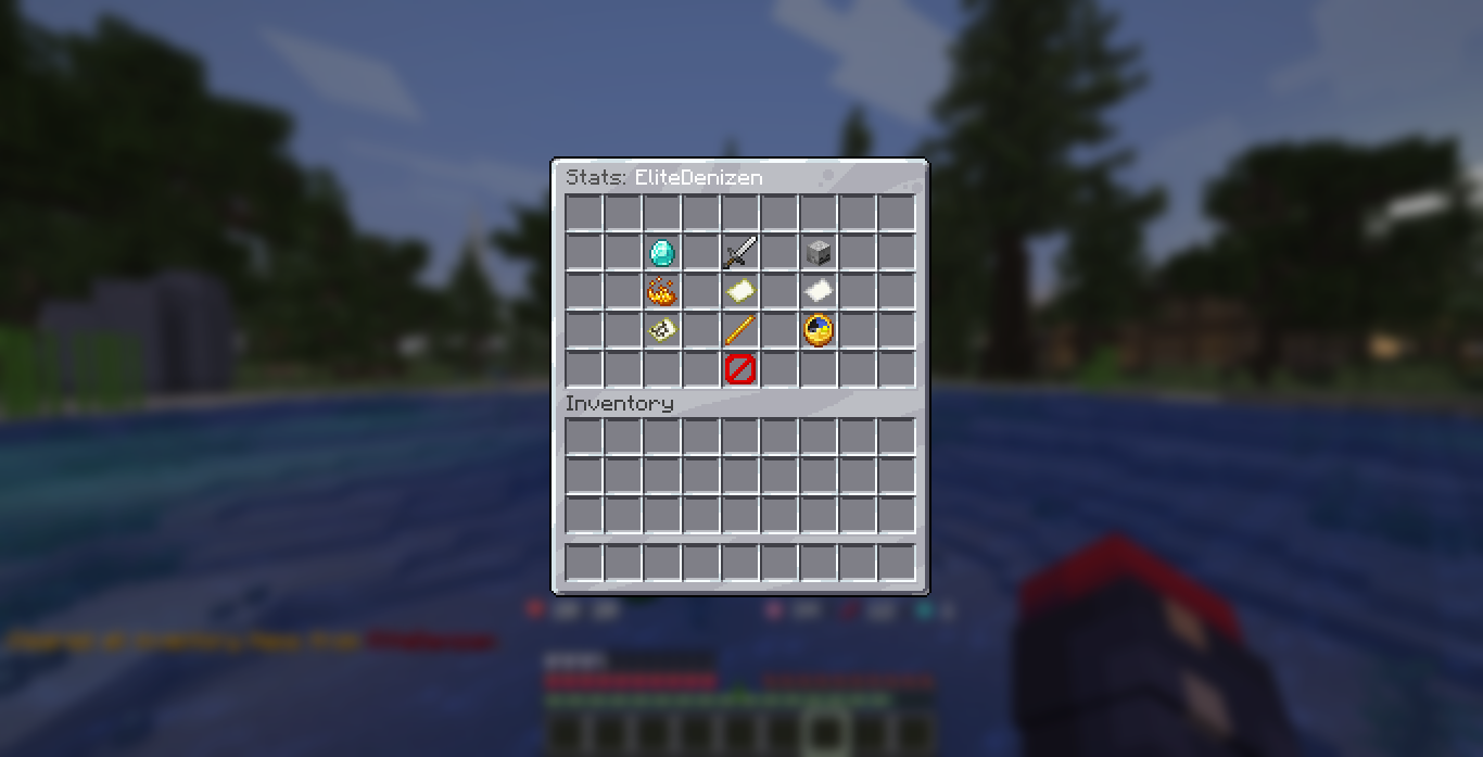 The stats menu